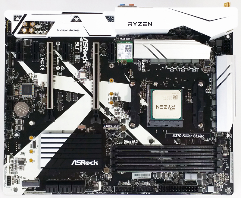 asrock x370 killer sli atx am4 motherboard