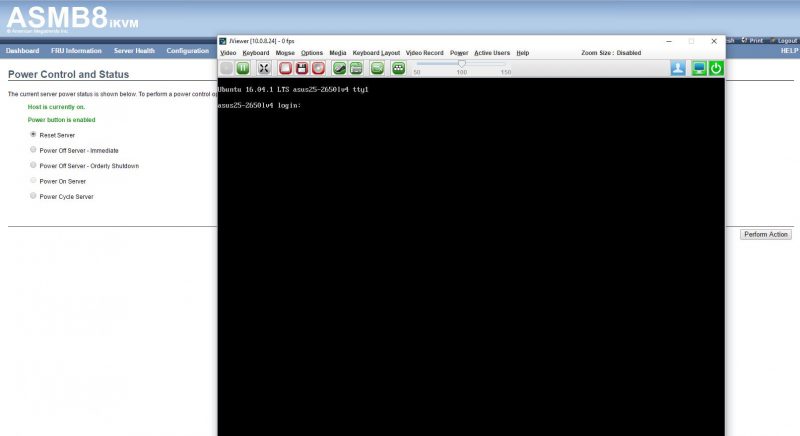 ASUS ASMB8 IKVM And Remote Power Management