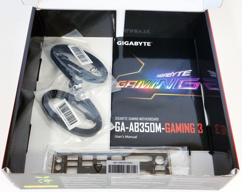 Gigabyte AB350M Gaming 3 Accessories