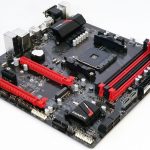 Gigabyte AB350M Gaming 3 Quater View
