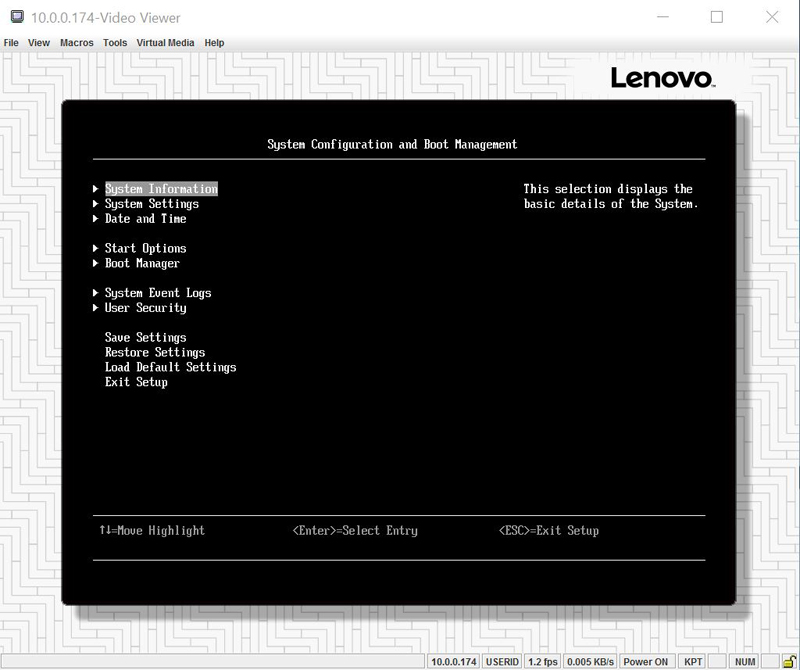 Lenovo X3500 M5 5464EEU Remote 2