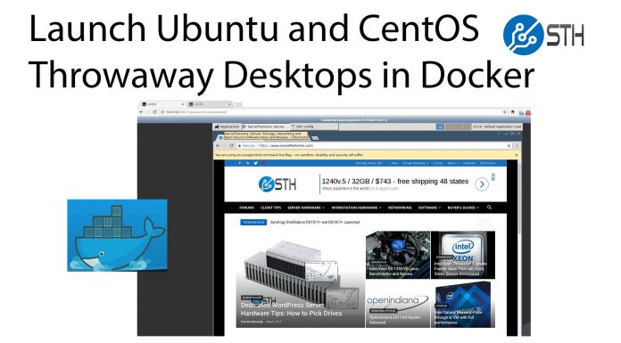 Create Web Browser Accessible Ubuntu and CentOS Docker Desktops Docker Ubuntu And CentOS Desktops Using NoVNC Title