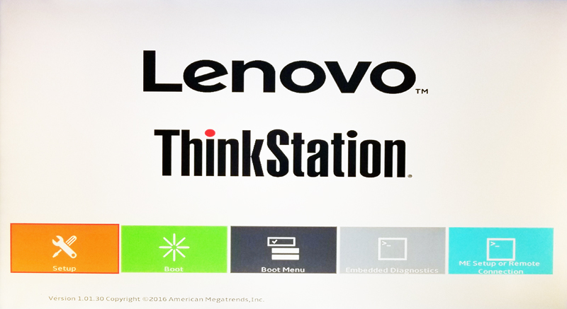 Lenovo ThinkStation P910 BIOS 1