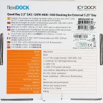 IcyDock FlexiDock MB524SP B Retail Box Back