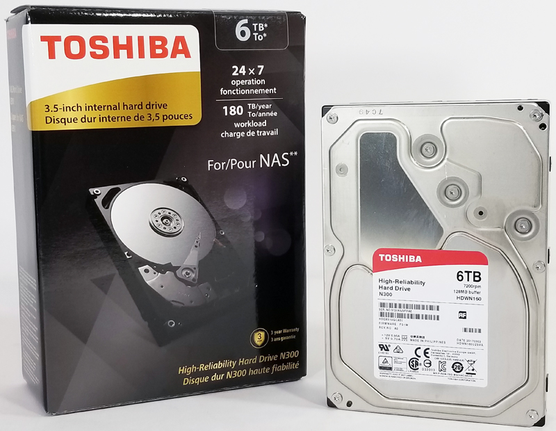 Toshiba N300 6TB NAS Hard Drive