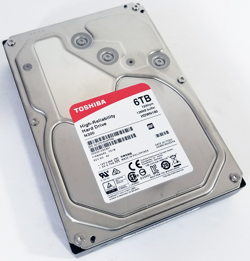 Toshiba N300 6TB High-Reliability NAS Hard Drive Review