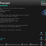 HPE DL60 Gen9 Post Screen