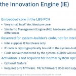 Intel Lewisburg PCH Innovation Engine