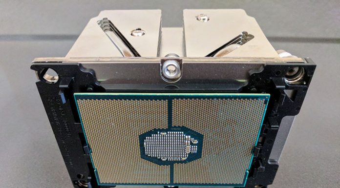 Dual Intel Xeon Gold 5119T Review Lowest Power 14 Core On the Market Intel Skylake SP CPU In Clip And Heatsink