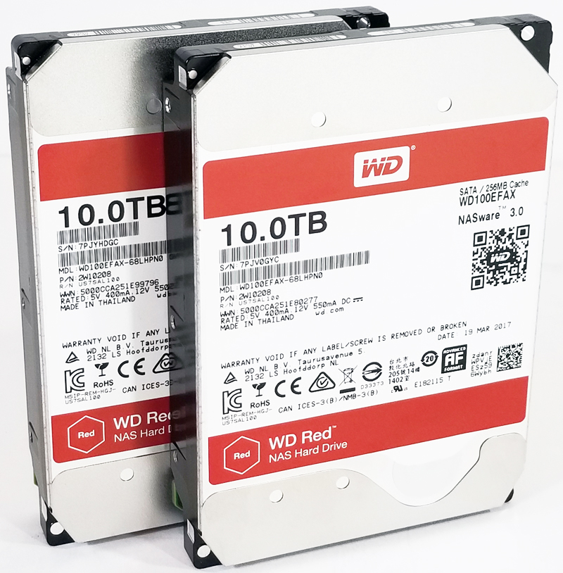 WD Red 10TB NAS Hard Drives