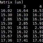DeepLearning10 P2P Disabled Latency Matrix