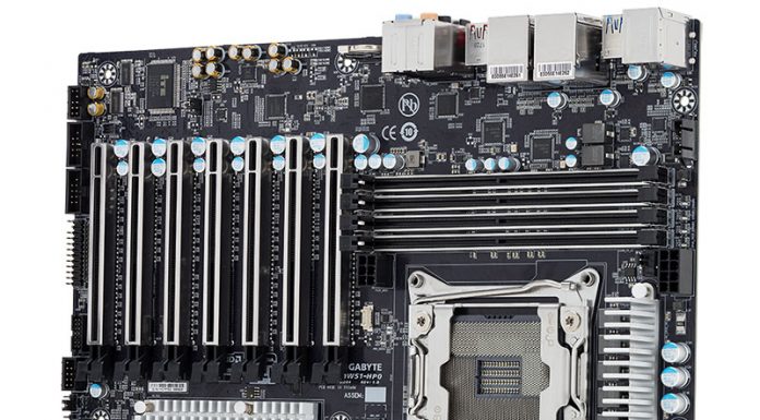 New Gigabyte MW51-HP0 for Intel Xeon W Workstation CPUs Gigabyte MW51 HP0 Angle
