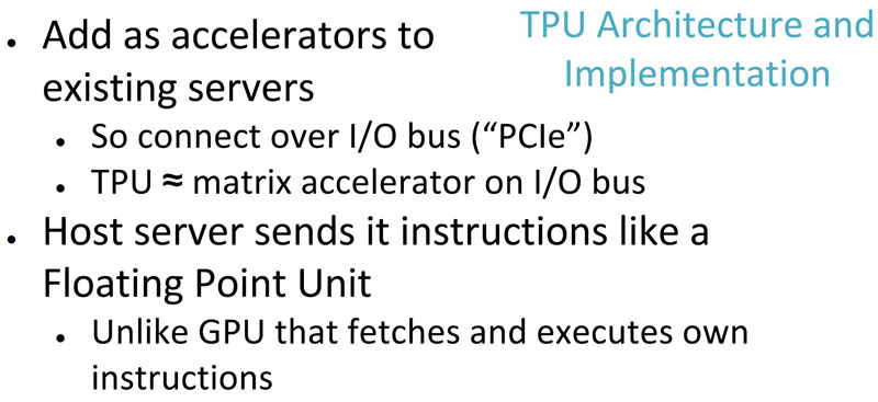 Google TPU Architecture And Implementation
