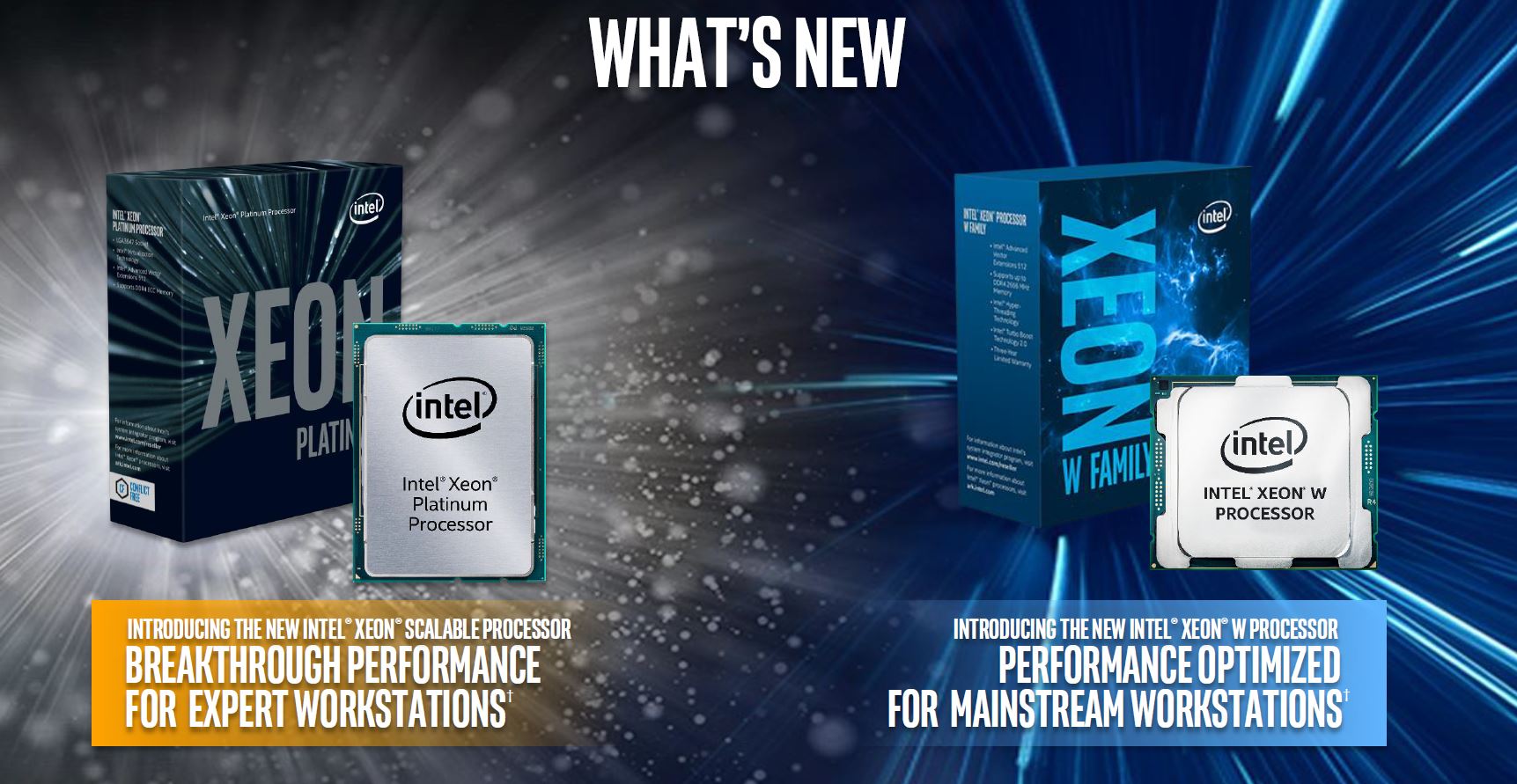 Intel Xeon Scalable And Xeon W For Workstations