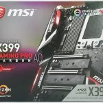 MSI X399 Gaming Pro Carbon AC Motherboard Retail Box Front