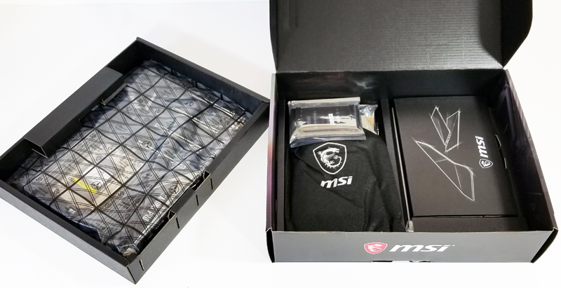 MSI X399 Gaming Pro Carbon AC Motherboard Retail Box Open