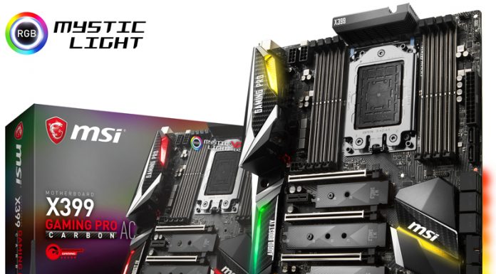 MSI X399 Gaming Pro Carbon AC Motherboard Review Hello Threadripper MSI X399 Gaming Pro Carbon AC With Retail Box