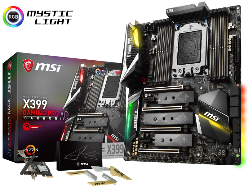 Applicable Simplicity solid MSI X399 Gaming Pro Carbon AC Motherboard Review Hello Threadripper
