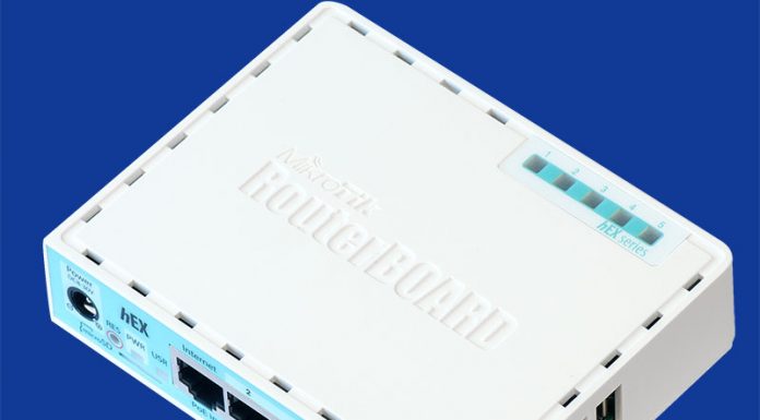 Mikrotik hEX RB750Gr3 Router Mini-Review Basic Routing Under 3W MikroTik RouterBoard HEX RB750GR3 Top