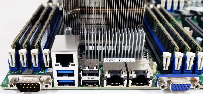 Supermicro X11DPi NT Back IO