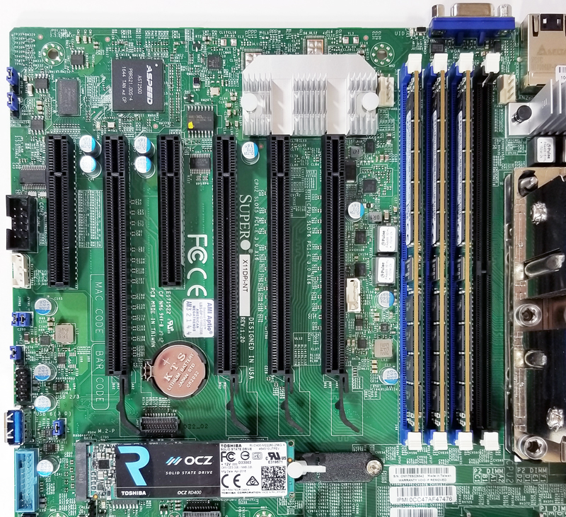 Supermicro X11DPi NT PCIe Slots