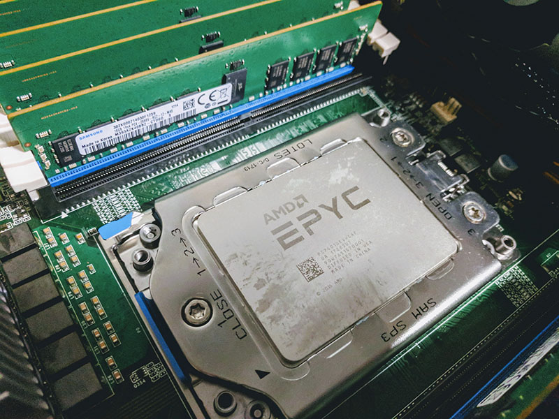 AMD EPYC 7401 In Tyan 24 Bay NVMe 2U