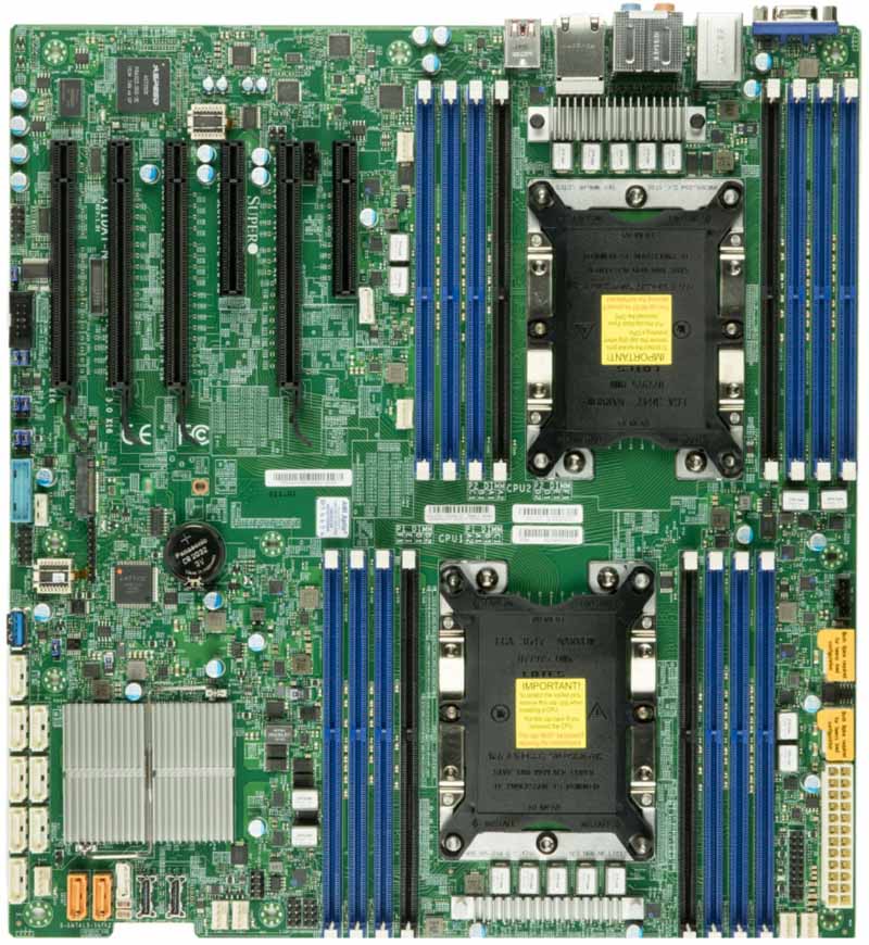 Supermicro X11DAi N Motherboard Top