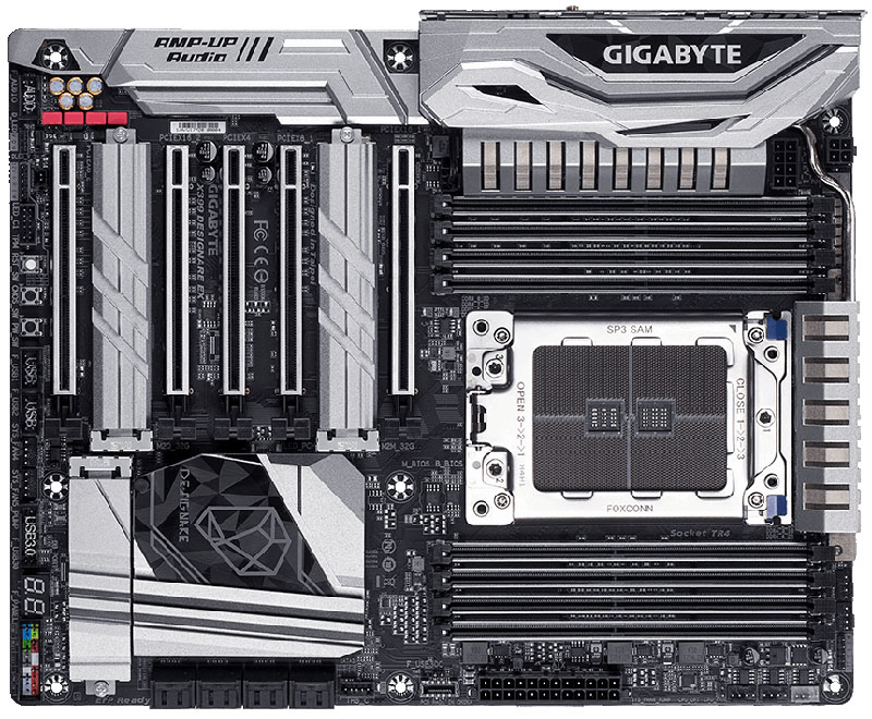 Gigabyte X399 Designare EX Top