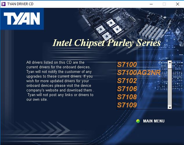 Tyan S7100 Driver DVD 2