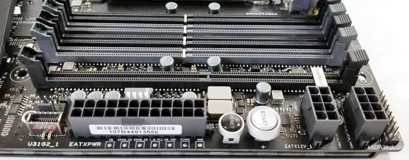 ASUS X399 Zenith Extreme Power Connectors