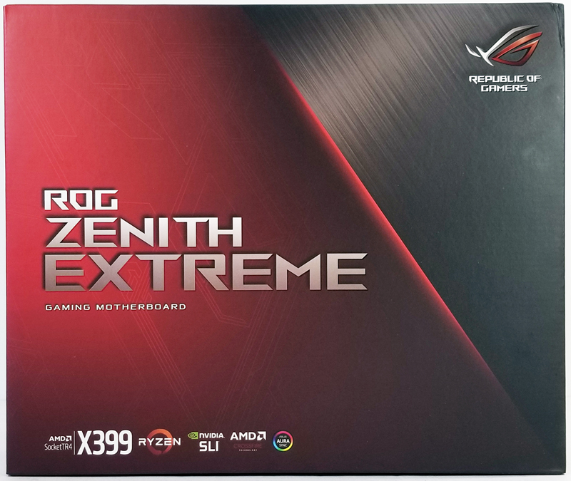 ASUS X399 Zenith Extreme Retail Box Front