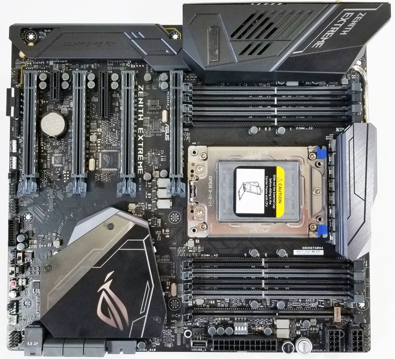 ASUS X399 Zenith Extreme Top