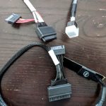 Intel Optane 900p 280GB Side By Side Cables Removed