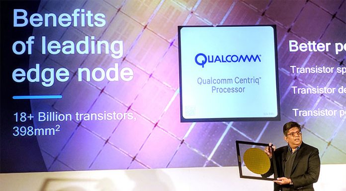 Qualcomm Centriq 2400 Officially Launched Qualcomm Centriq 2400 Anand With Wafer