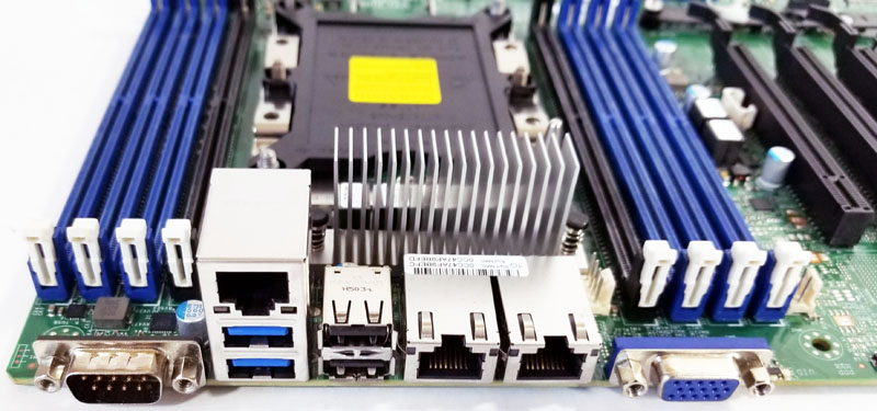 Supermicro X11DPi N Back IO