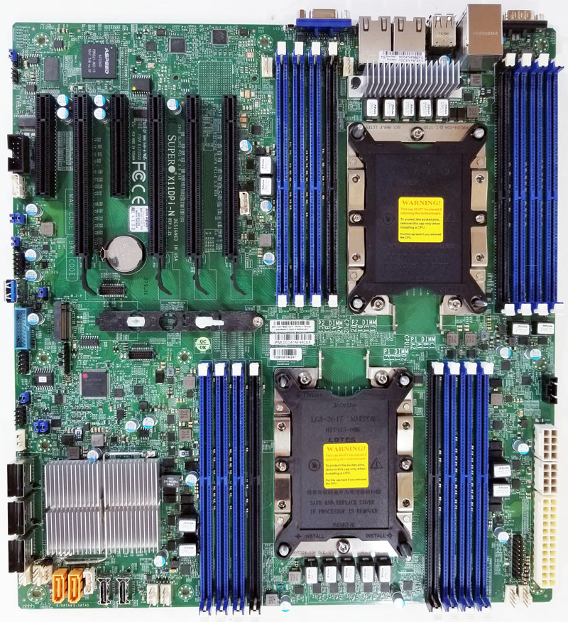 Supermicro X11DPi N Top