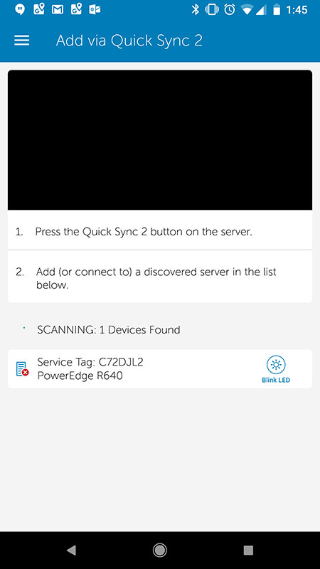 Dell IDRAC 9 And OMM Mobile Search Via Quick Sync 2