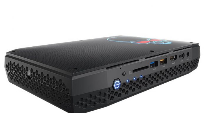 Two New Intel NUC with AMD Radeon Vega Graphics at CES 2018 Intel NUC 8th Gen Three Quarter 2