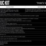 New Intel 8th Gen NUC Specs