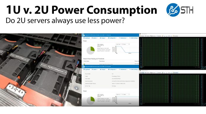 Testing Conventional Wisdom in 1U v 2U Power Consumption 1U V 2U Power Consumption Title