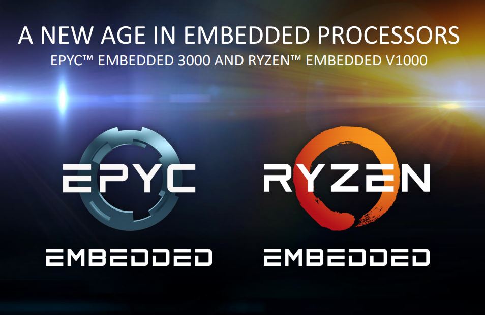 AMD EPYC Embedded And Ryzen Embedded