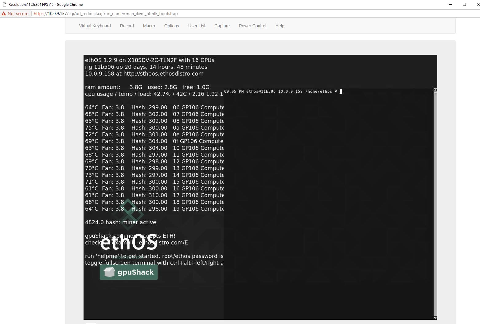 Ethereal Capital EthOS IKVM Via HTML5