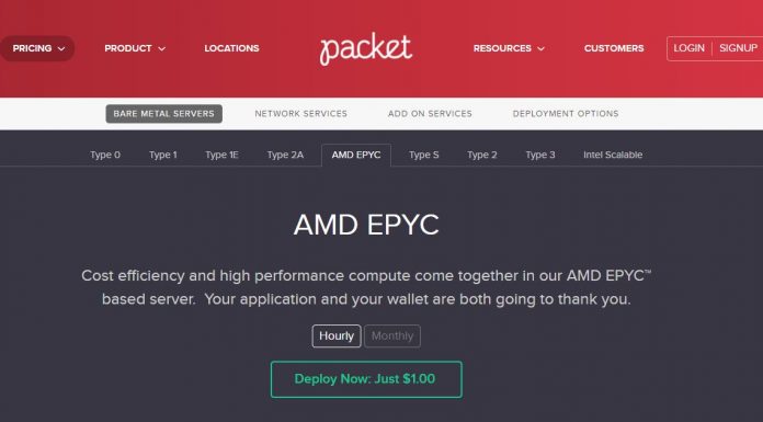 Packet’s Dell EMC PowerEdge AMD EPYC Server Deployment Accelerating Packet EPYC Cover