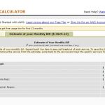 AWS Calculator 1 Year No Upfront