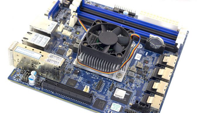 Gigabyte MA10-ST0 Review A Unique 16C Atom C3958 Storage Platform Gigabyte MB10 DS4 SFF 8087 PCIe And EMMC Package