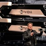 NVIDIA Quadro QV100 On Stage GTC 2018