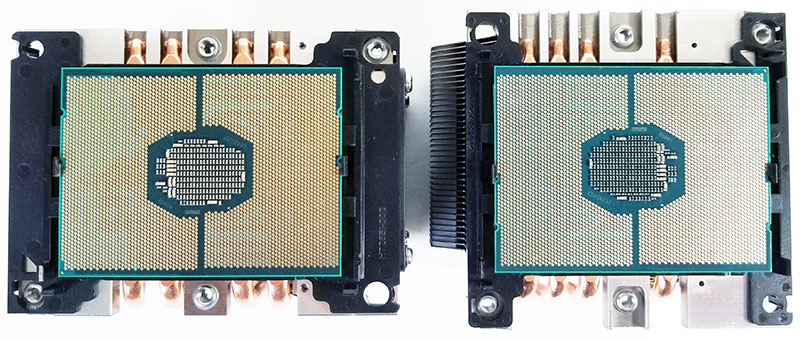 Socket LGA 3647 Narrow And Square CPU Mounted