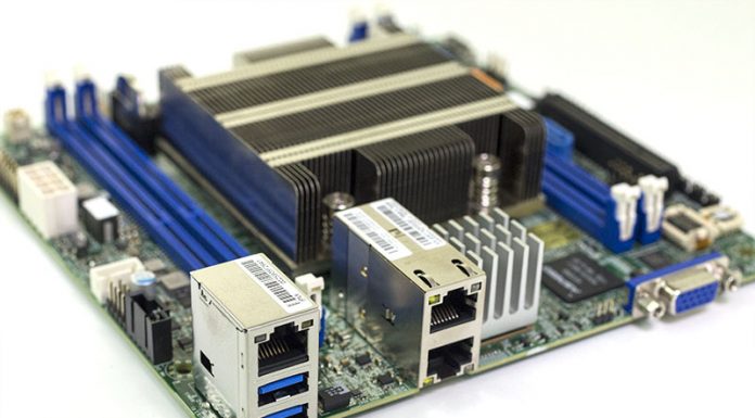 Supermicro X11SDV-4C-TLN2F Review with Intel Xeon D-2123IT Supermicro X11SDV 4C TLN2F Three Quarter