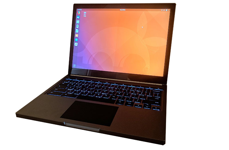 Ubuntu 18.04 Bionic Beaver Running On Chromebook Pixel Laptop
