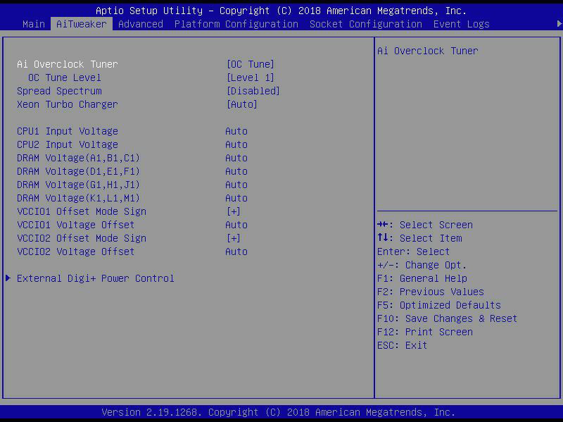 ASUS WS C621E SAGE BIOS